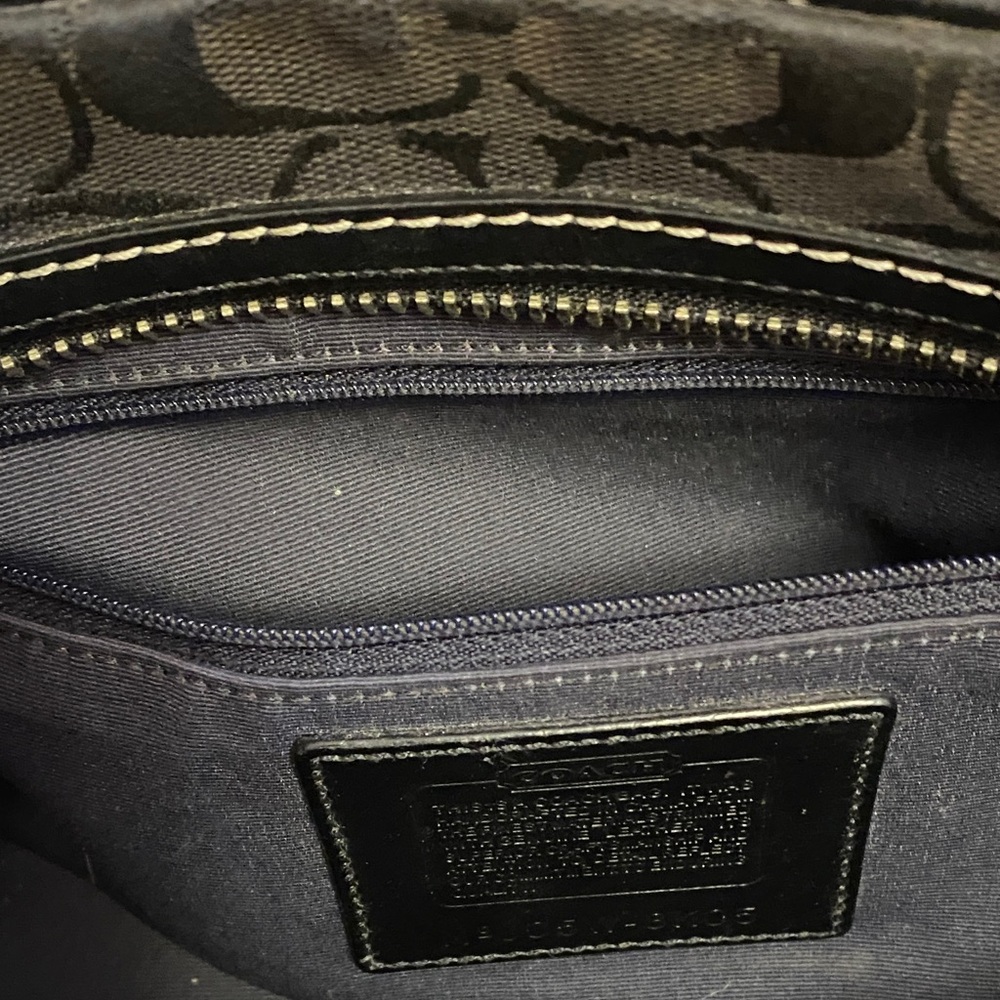 Coach Black Satchel - Picture 10 of 13